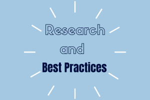 Research and Best Practices 